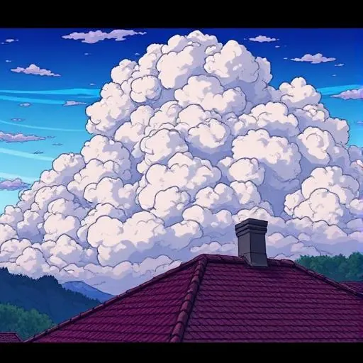 Anime cel B-roll style example